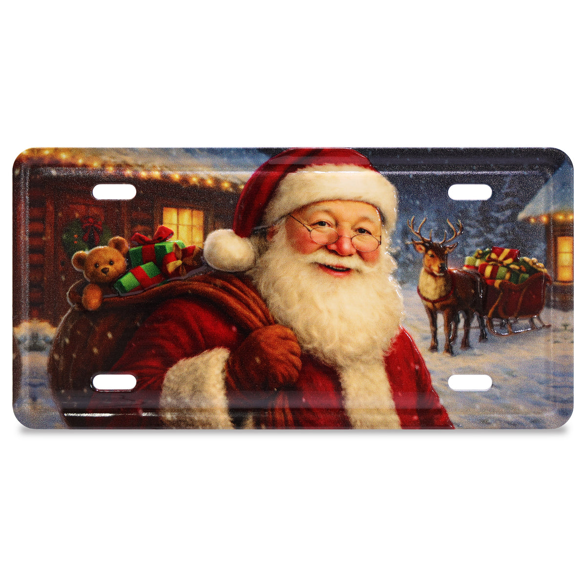 LICENSE PLATE MAGNET - SANTA CLAUSE