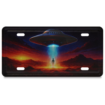 LICENSE PLATE MAGNET - UFO