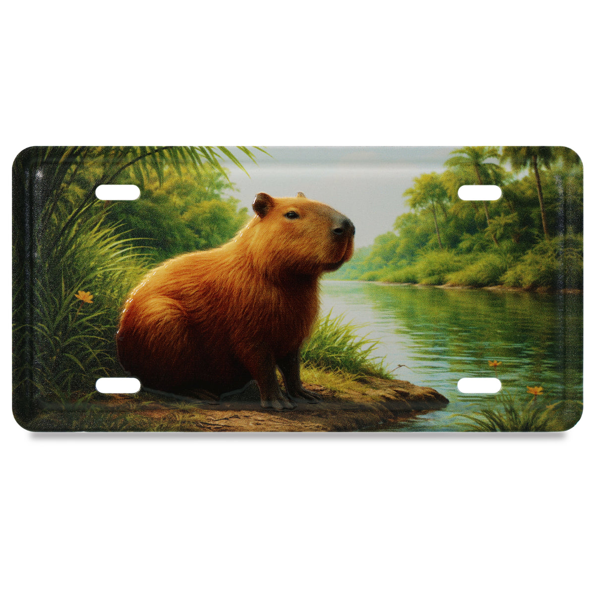 LICENSE PLATE MAGNET - CAPYBARA