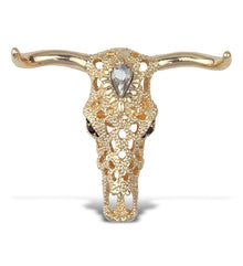 GOLD SPARKLING MAGNETS - LONGHORN