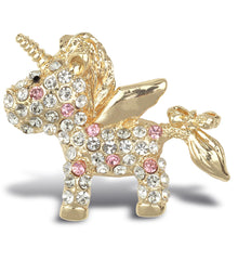 GOLD SPARKLING MAGNETS - UNICORN