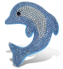 SPARKLING RHINESTONES MAGNETS - DOLPHIN