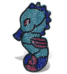 SPARKLING RHINESTONES MAGNETS - SEAHORSE