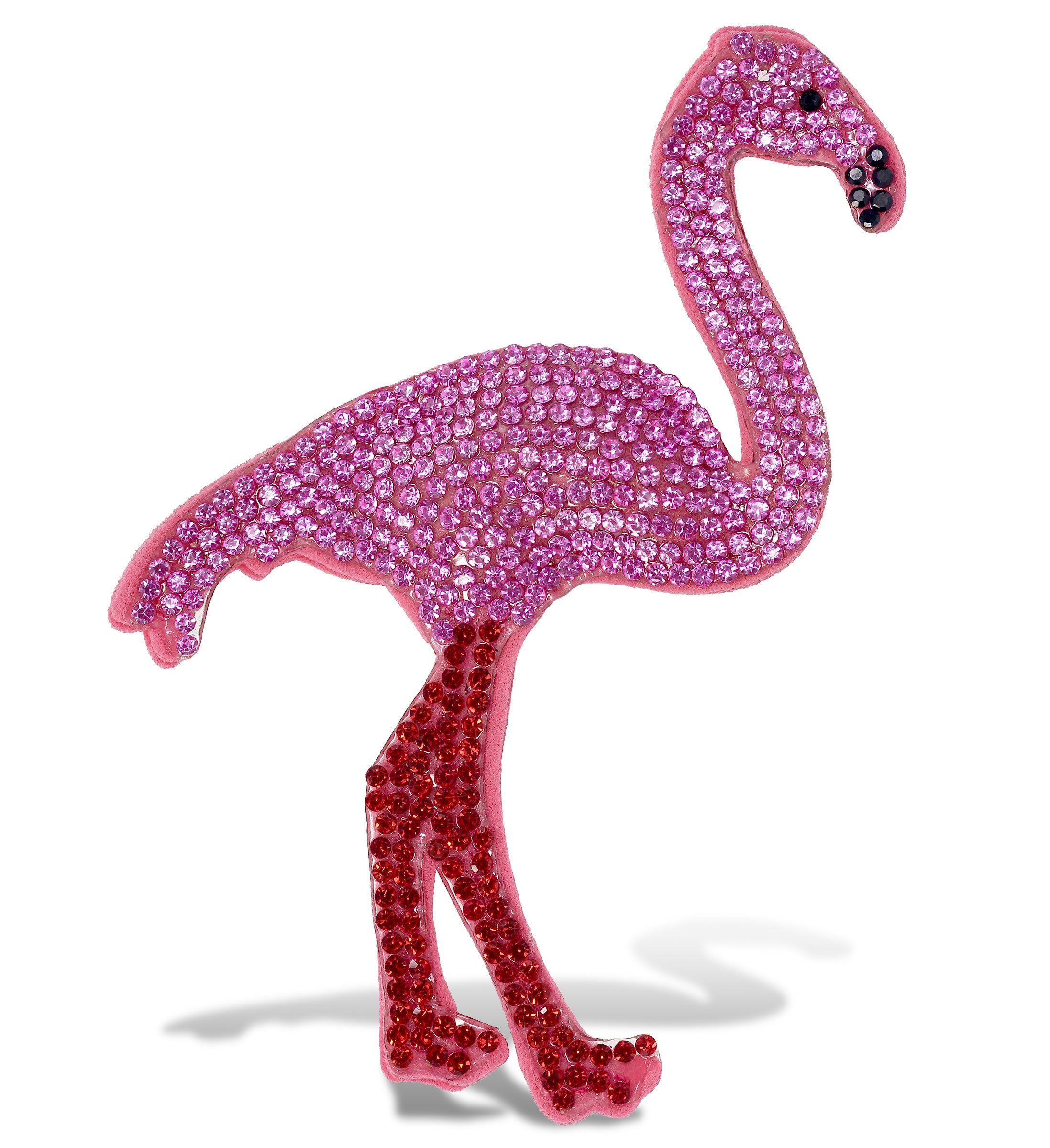 SPARKLING RHINESTONES MAGNETS - FLAMINGO