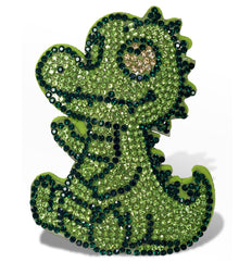 SPARKLING RHINESTONES MAGNETS - ALLIGATOR