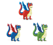 BOBBLE METAL MAGNET - DRAGON