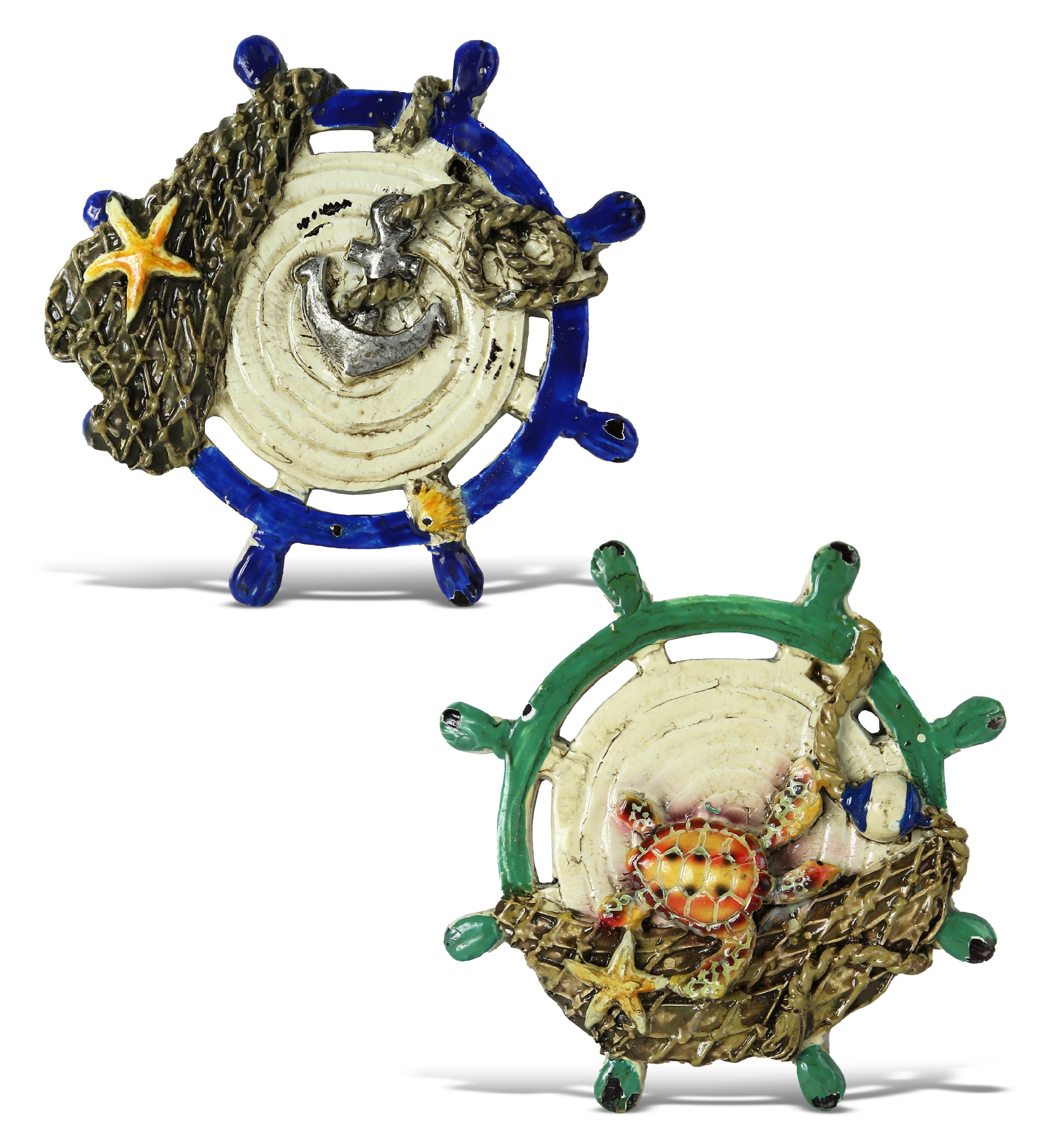 NAUTICAL OCEAN MAGNET - SHIP WHEEL
