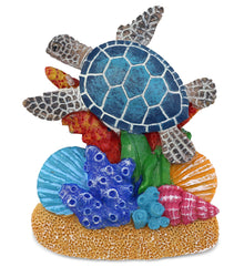RESIN MAGNET - SAND CORAL - SEA TURTLE