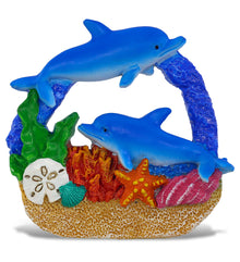 RESIN MAGNET - SAND REEF - DOLPHIN