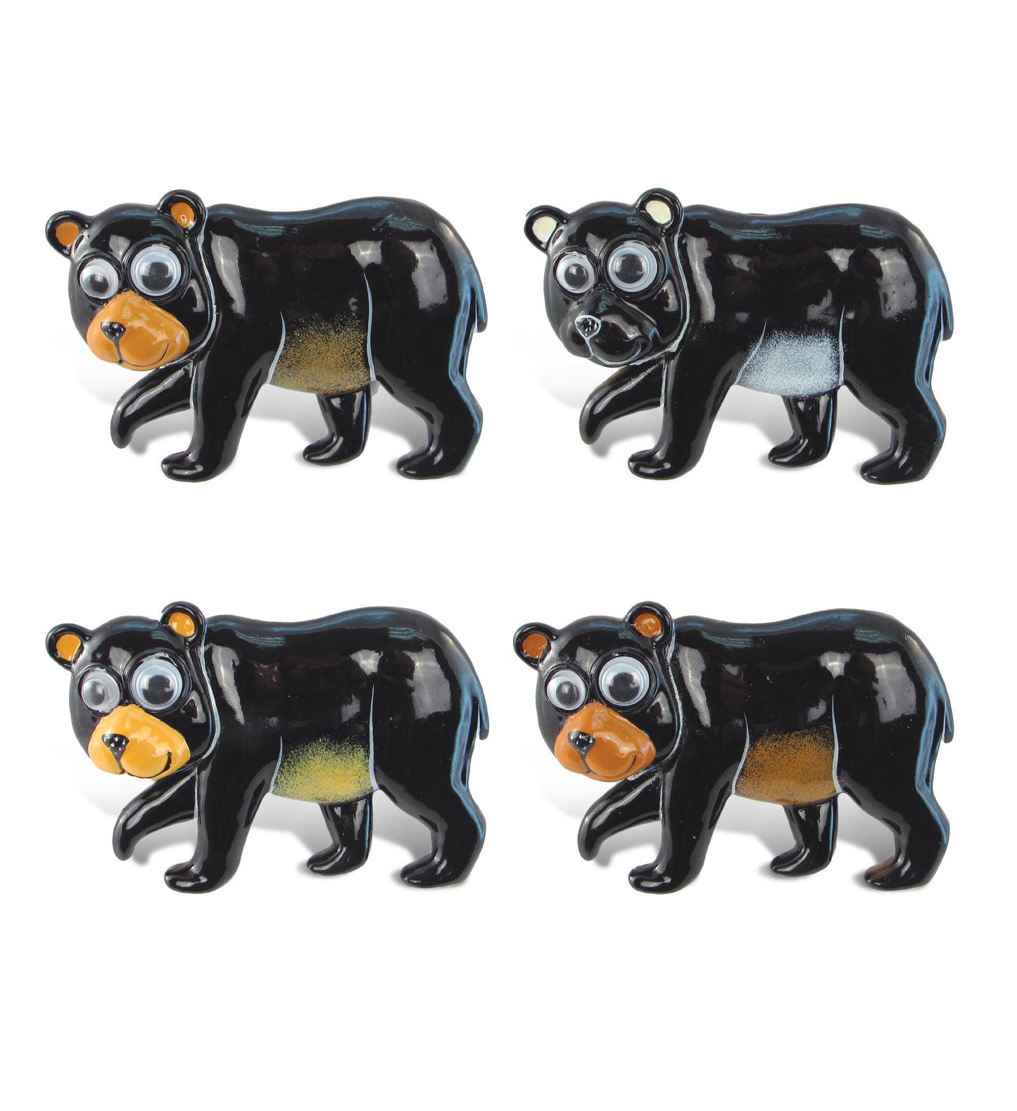 BOBBLE-EYE MAGNET - BLACK BEAR