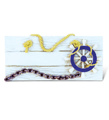 NAUTICAL MAGNET - SHIP WHEEL SIGN