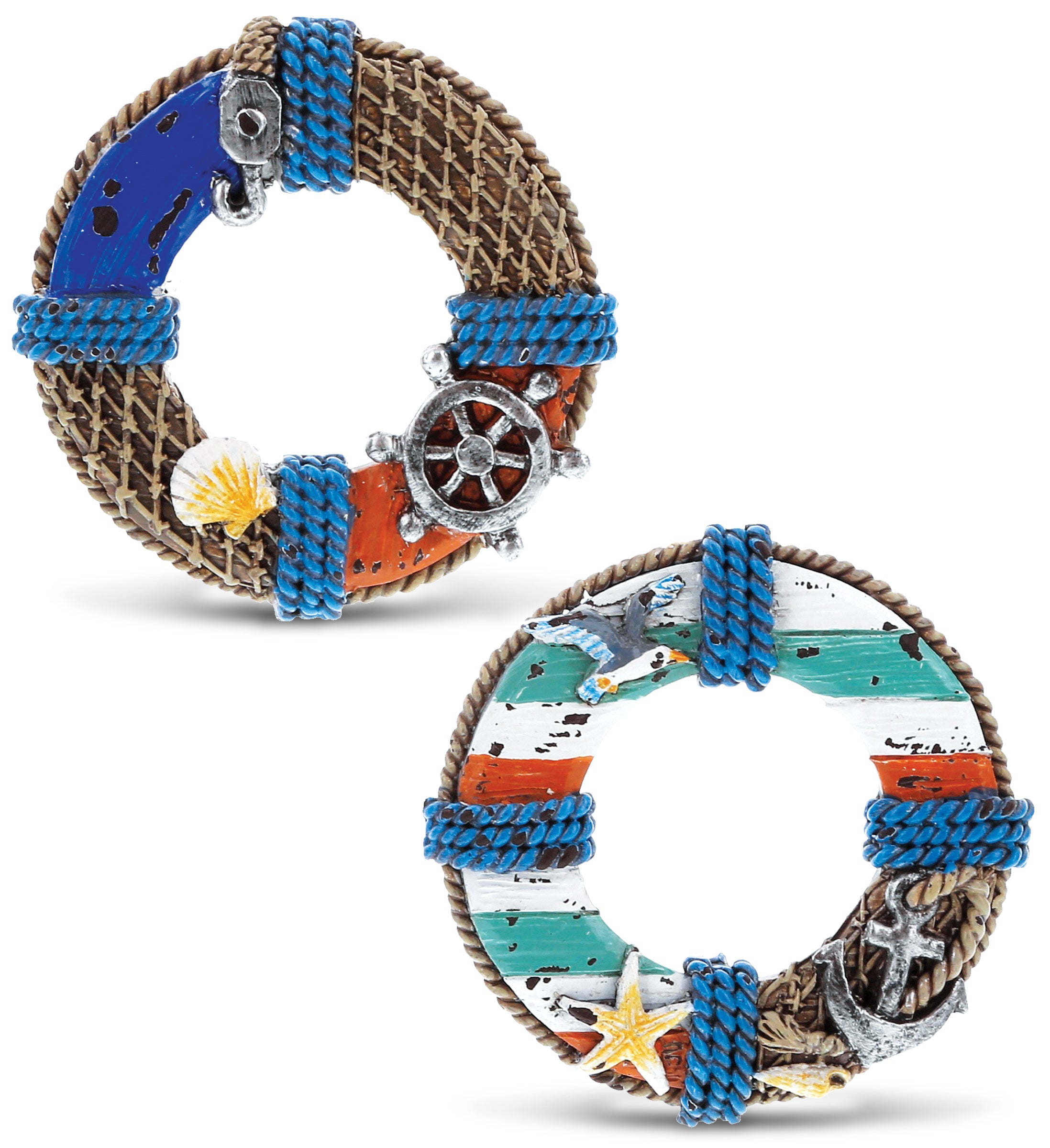 NAUTICAL OCEAN MAGNET - LIFE RING