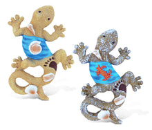 BLUE WAVE  MAGNETS - GECKO