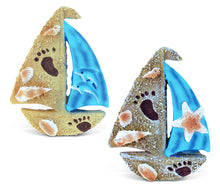 BLUE WAVE  MAGNETS - SAILING BOAT