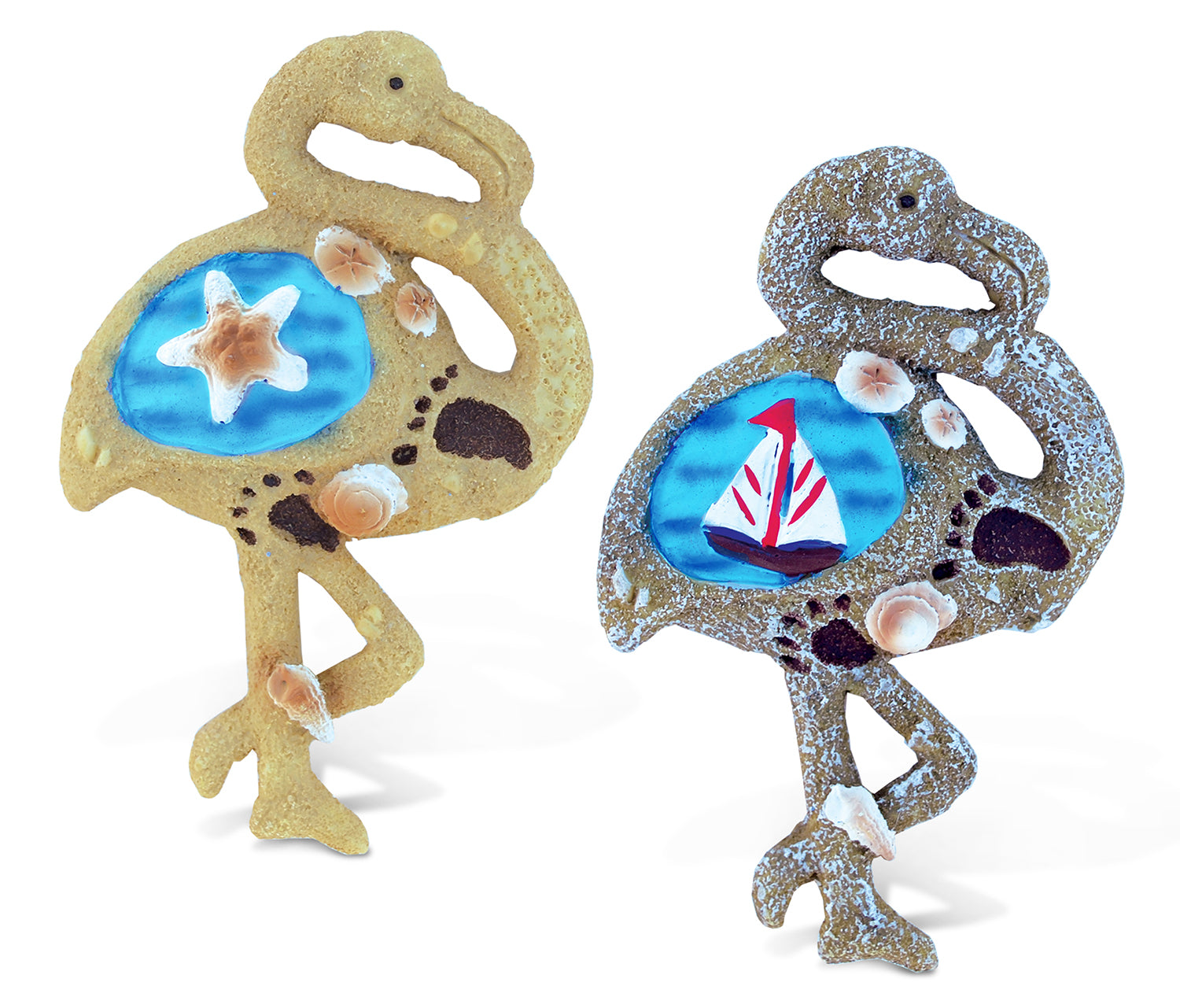 BLUE WAVE  MAGNETS - FLAMINGO