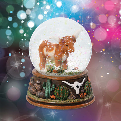 SNOW GLOBE - LONGHORN (65MM)