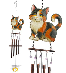 WIND CHIME - CALICO CAT