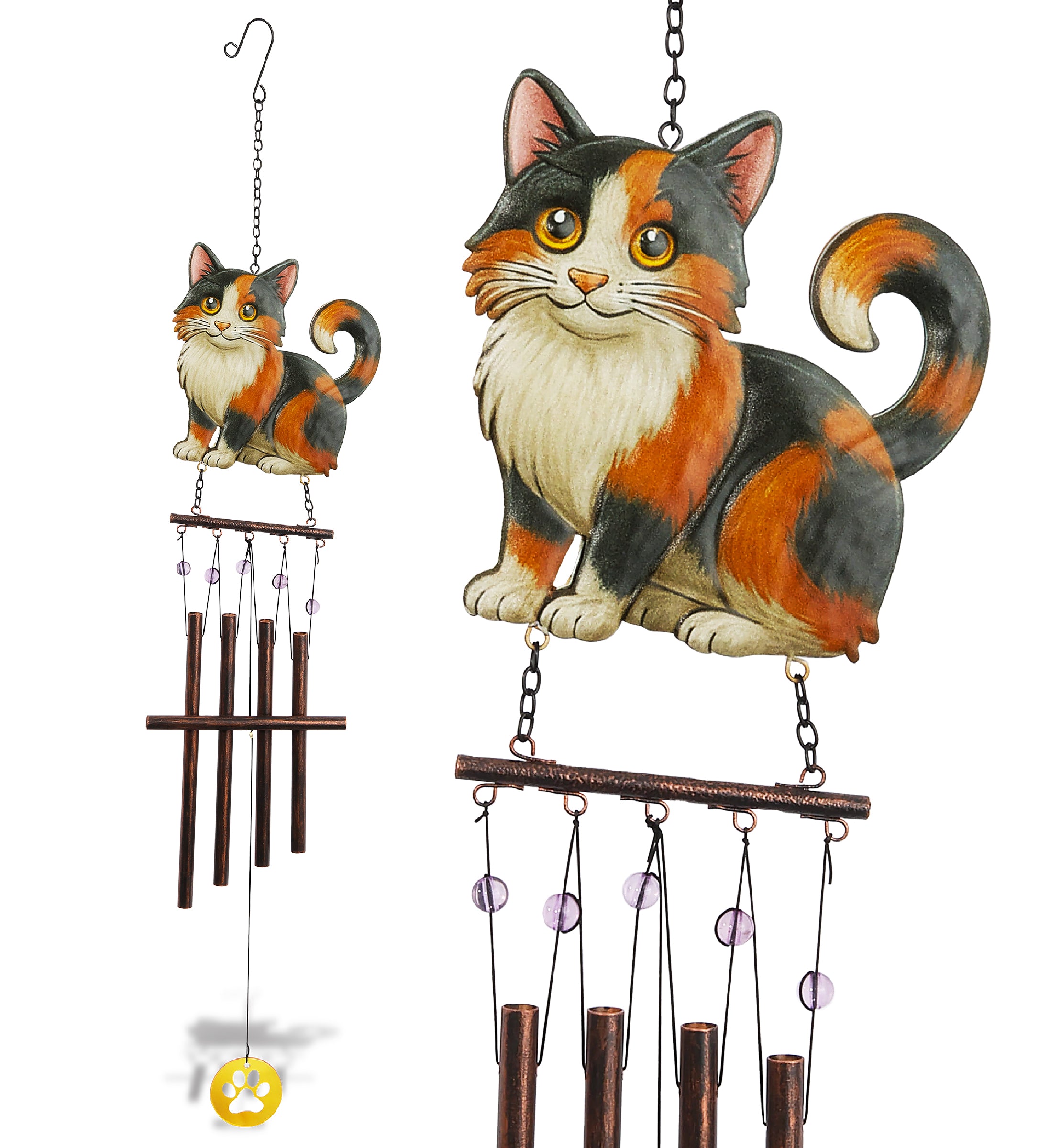 WIND CHIME - CALICO CAT