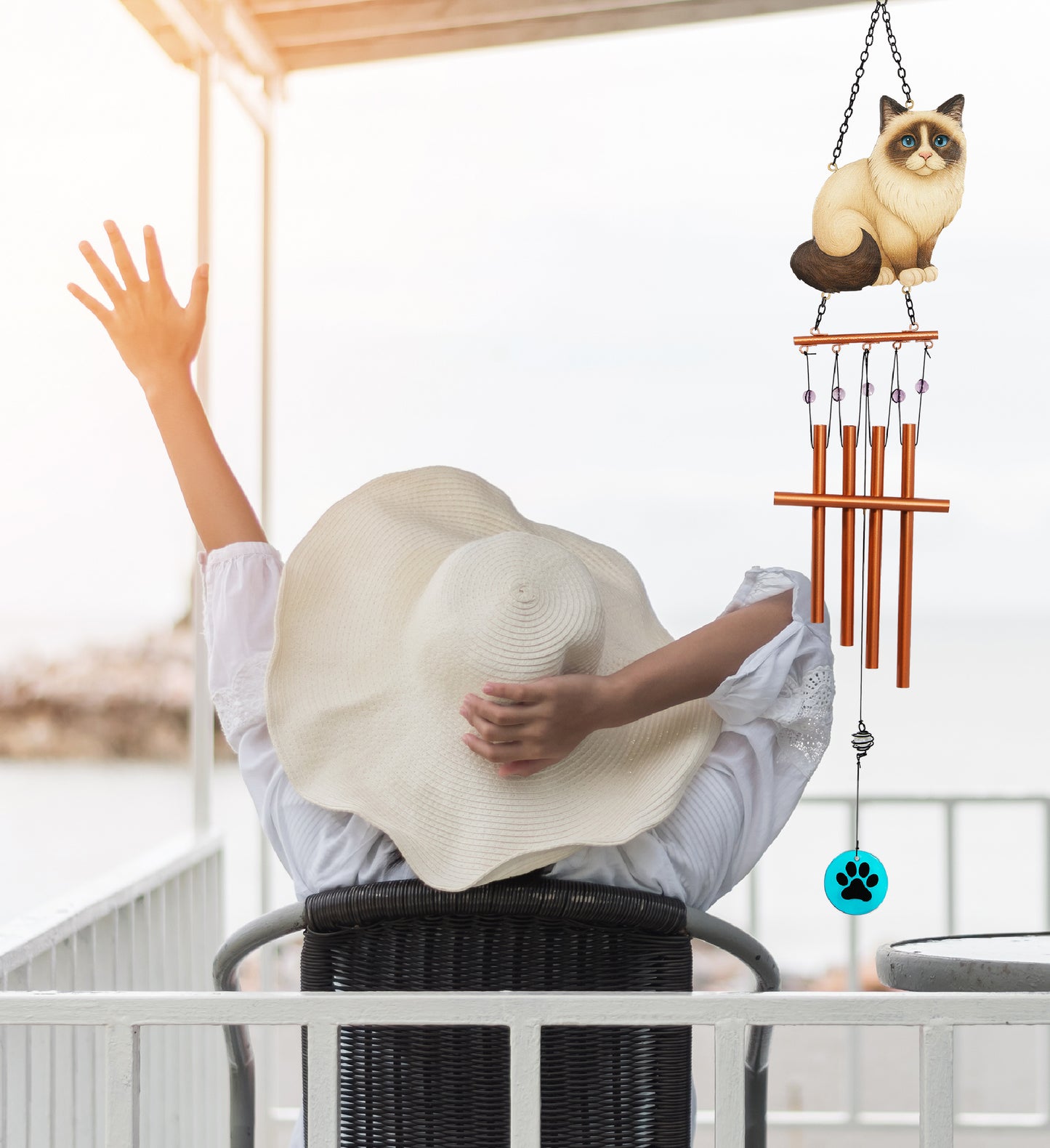 WIND CHIME - SIAMESE CAT