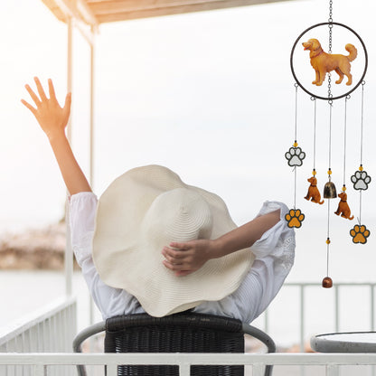 WIND CHIME - GOLDEN RETRIEVER DOG