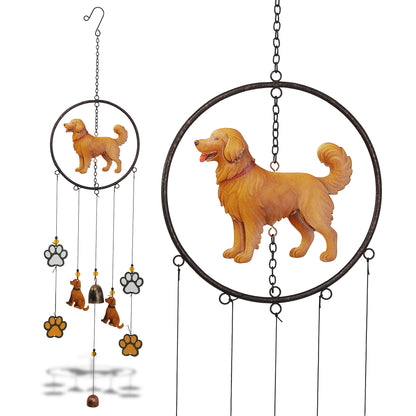 WIND CHIME - GOLDEN RETRIEVER DOG