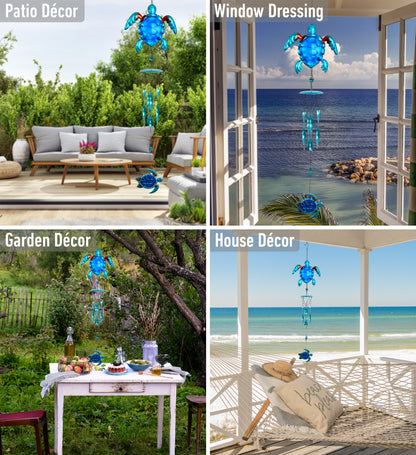 WIND CHIME - BLUE SEA TURTLE
