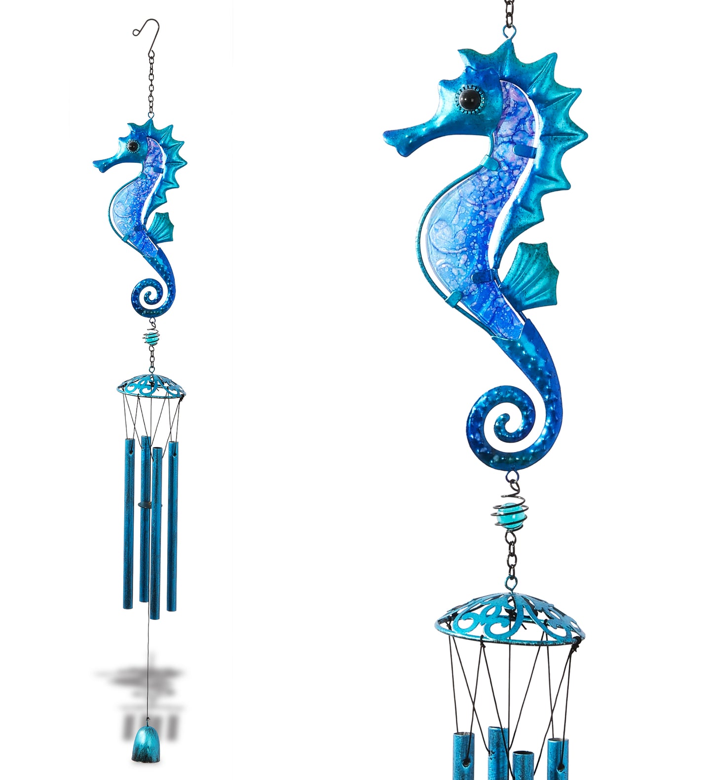 WIND CHIME - BLUE SEAHORSE