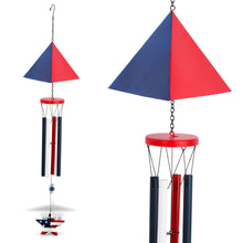 WIND CHIME - TRIANGLE USA FLAG