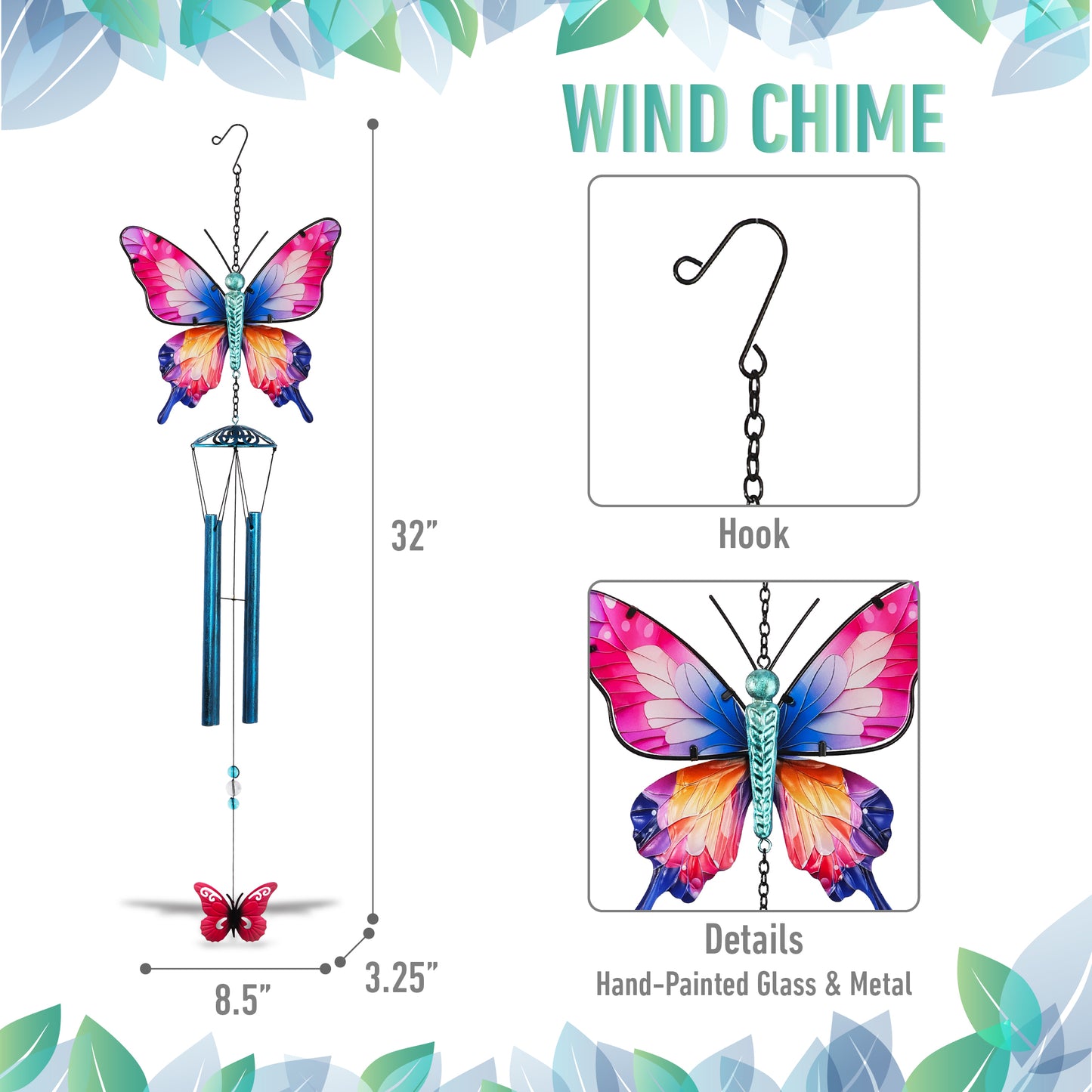 WIND CHIME - MAGICAL BUTTERFLY