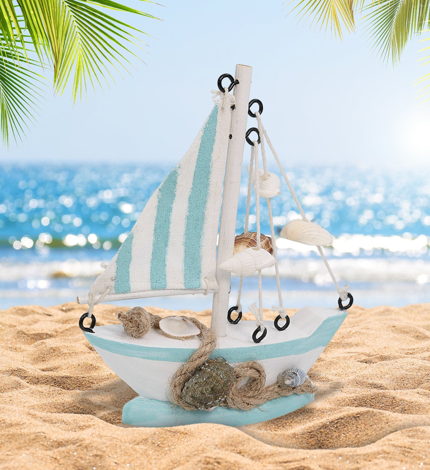 NAUTICAL DECOR - OCEANIC MINI SAILBOAT