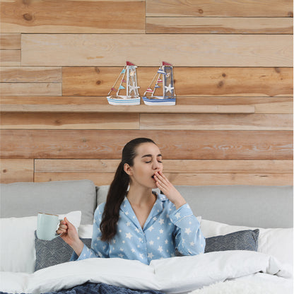 NAUTICAL DECOR - BLUE MIST MINI SAILBOATS - SET OF 2