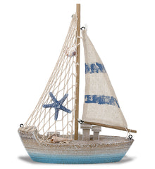 NAUTICAL DECOR - BLUE WAVE SAILBOAT