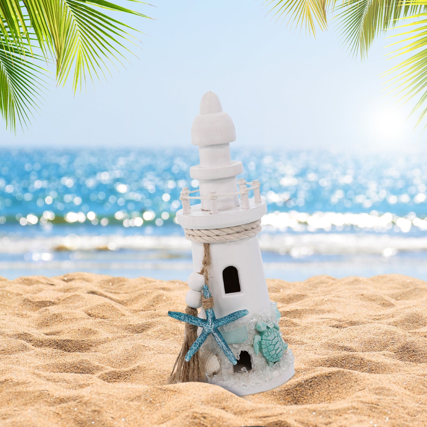 NAUTICAL DECOR - OCEANIC LIGHTHOUSE 7"
