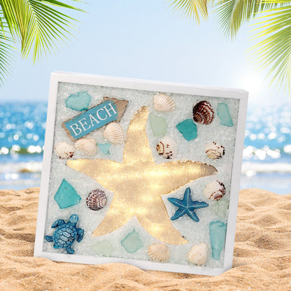 NAUTICAL DECOR - OCEANIC WALL LIGHT - STARFISH