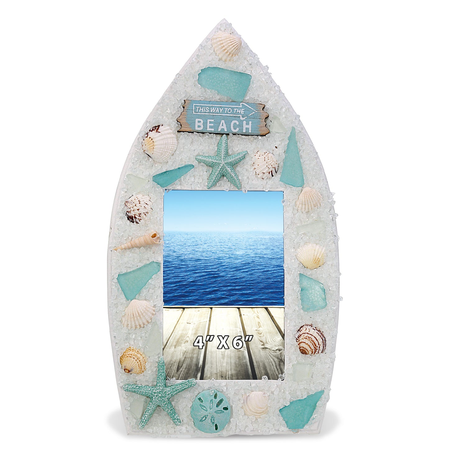 NAUTICAL DECOR - OCEANIC BOAT PHOTO FRAME 4X6