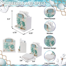 NAUTICAL DECOR - OCEANIC COASTER 6PCS SET