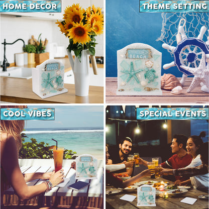 NAUTICAL DECOR - OCEANIC COASTER 6PCS SET