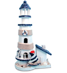 NAUTICAL DECOR - OCEAN BLUE LIGHTHOUSE