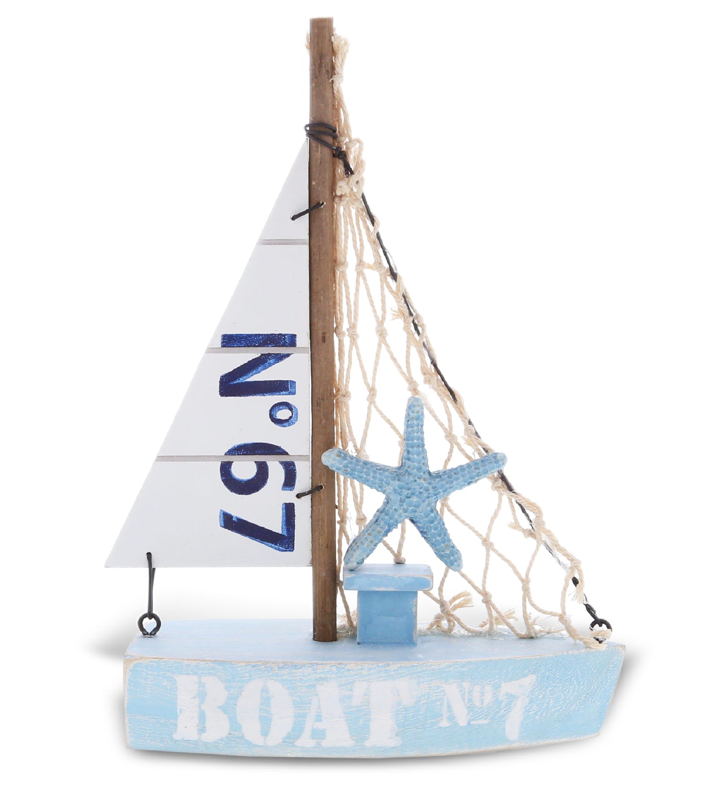 NAUTICAL DECOR - BLUE MIST BOAT