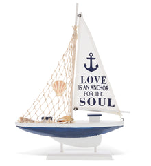 NAUTICAL DECOR - OCEAN BLUE SAILBOAT