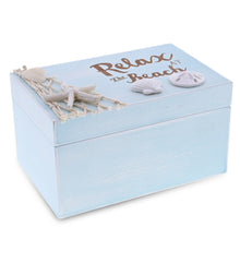 NAUTICAL DECOR - BLUE LAGOON JEWELRY BOX