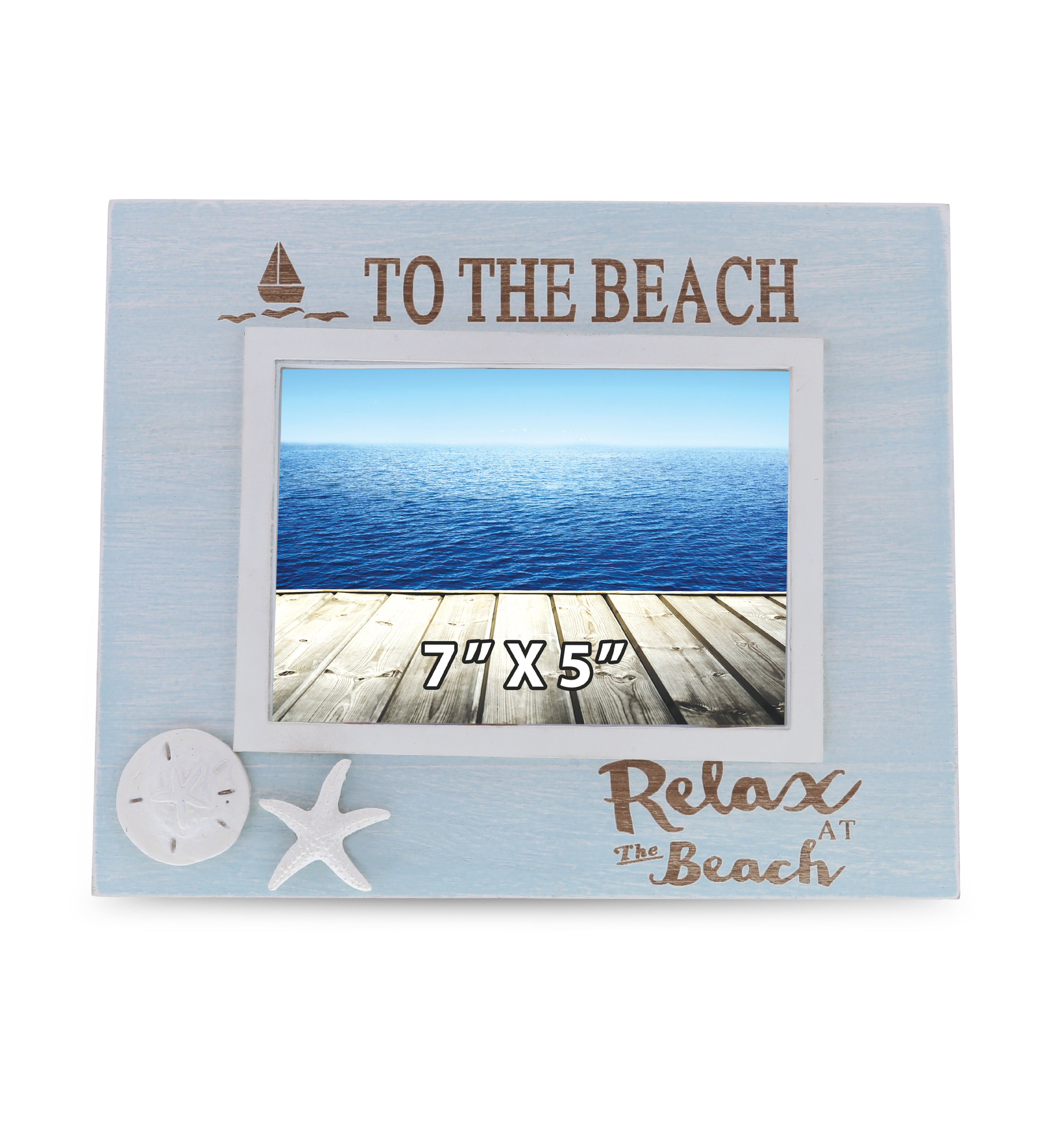 NAUTICAL DECOR - BLUE LAGOON FRAME 7X5