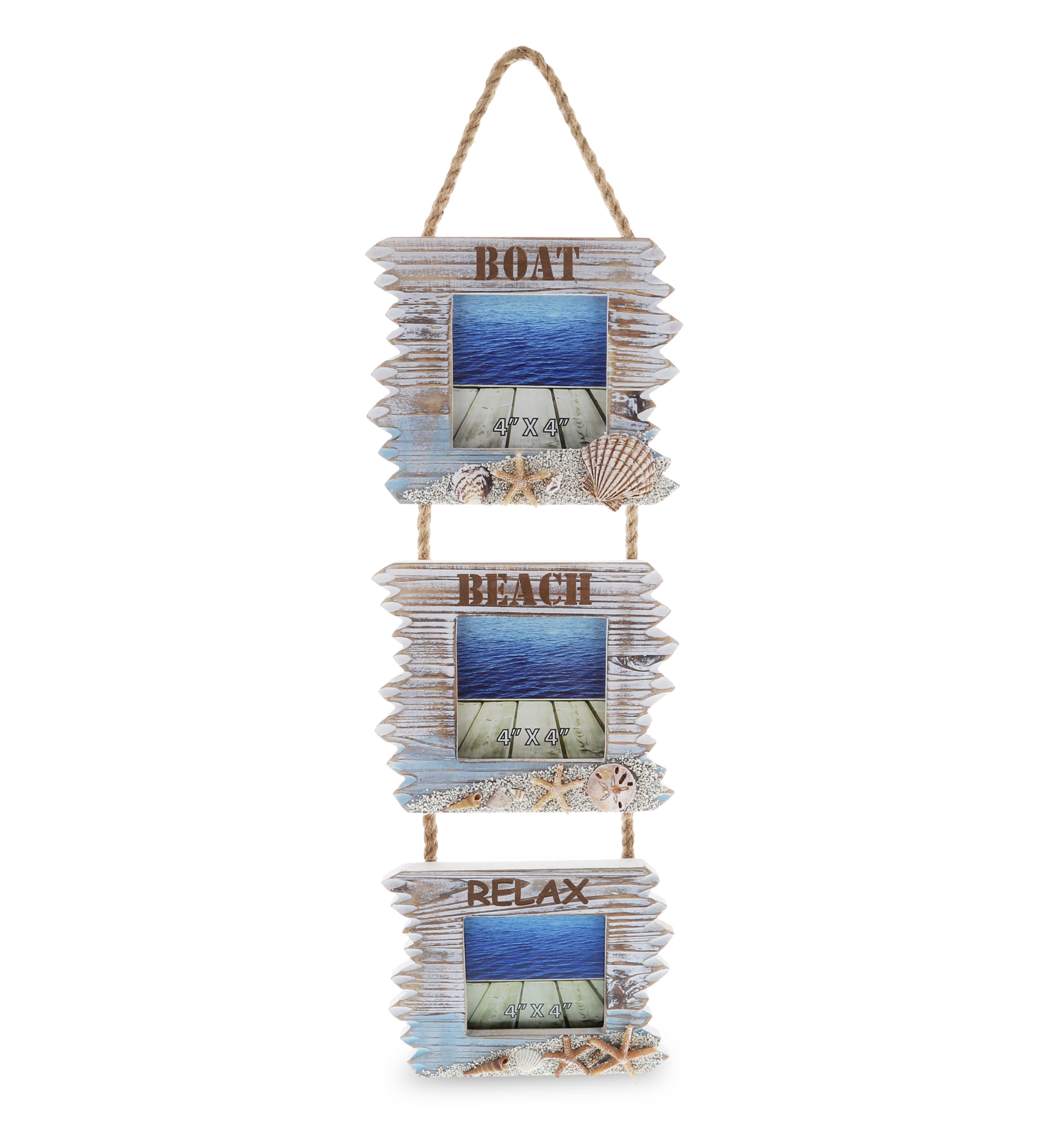 NAUTICAL DECOR - COASTAL HORIZON HANGING FRAMES 4X4