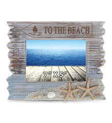 NAUTICAL DECOR - COASTAL HORIZON PHOTO FRAMES 7X5