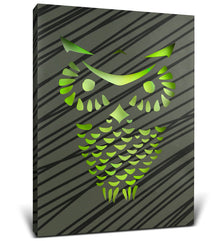 LED LIGHT UP WALL PICTURE ART - OWL