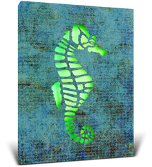 LED LIGHT UP WALL PICTURE ART - SEAHORSE