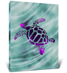 LED LIGHT UP WALL PICTURE ART - SEA TURTLE