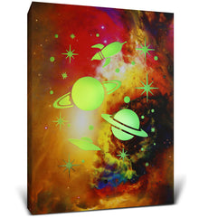 LED LIGHT UP WALL PICTURE ART - SPACE