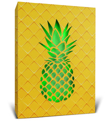 LED LIGHT UP WALL PICTURE ART - PINEAPPLE