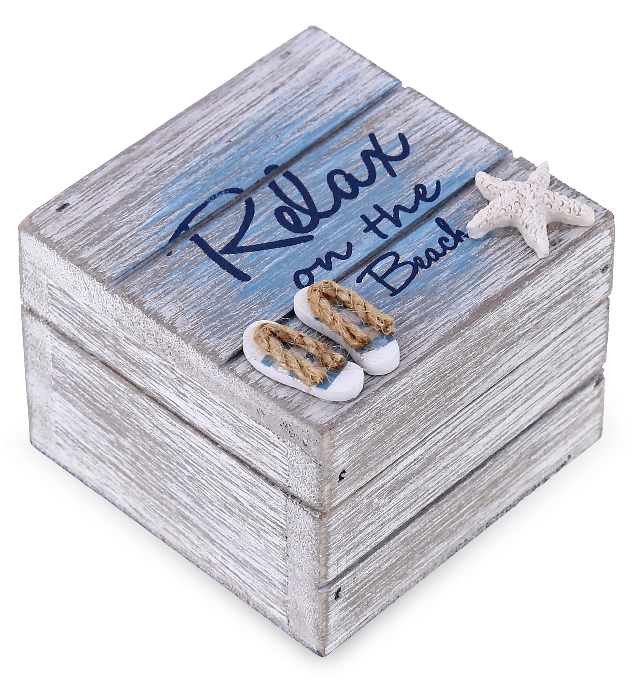 NAUTICAL - AQUA SKY RELAX JEWELRY BOX SMALL
